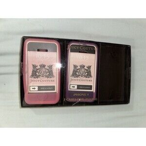 Juicy Couture iPhone 4 Silicone Cases – Lot of 2 (Original Packaging)